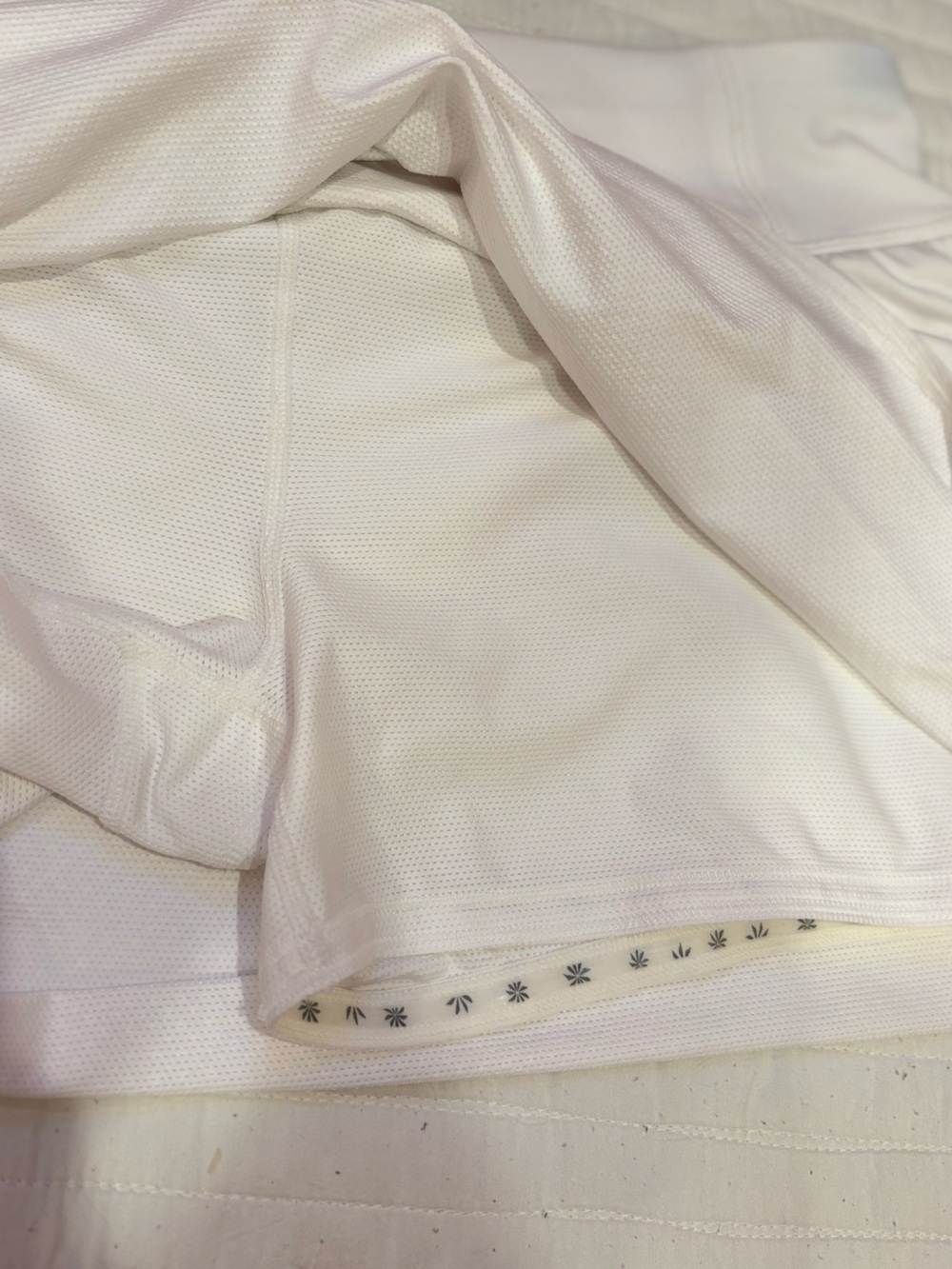 Athleta Split Time White Tennis Skort Activewear Sporty Skirt Women's XL - Picture 9 of 11